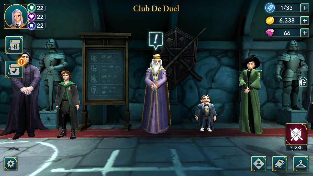 Harry Potter Hogwarts Mystery Club de duel, nouvel événement Breakflip
